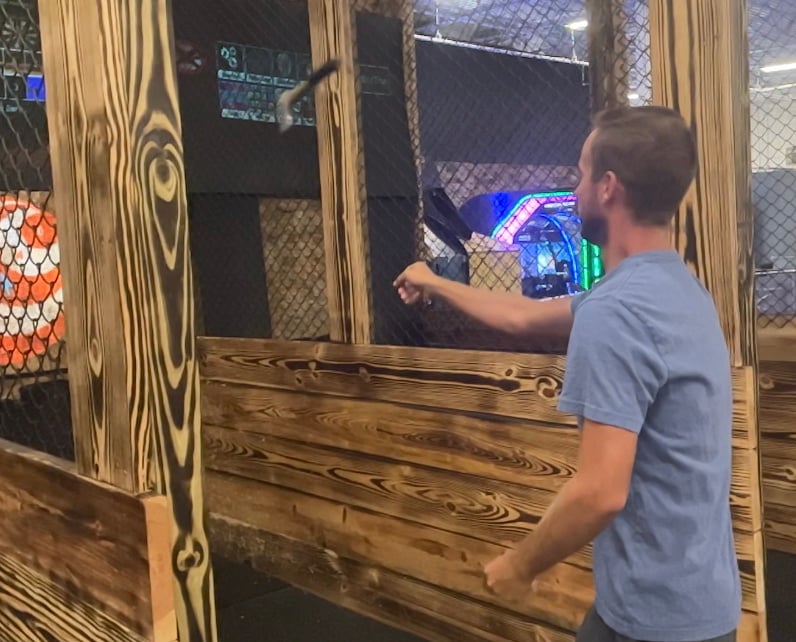 Axe throwing